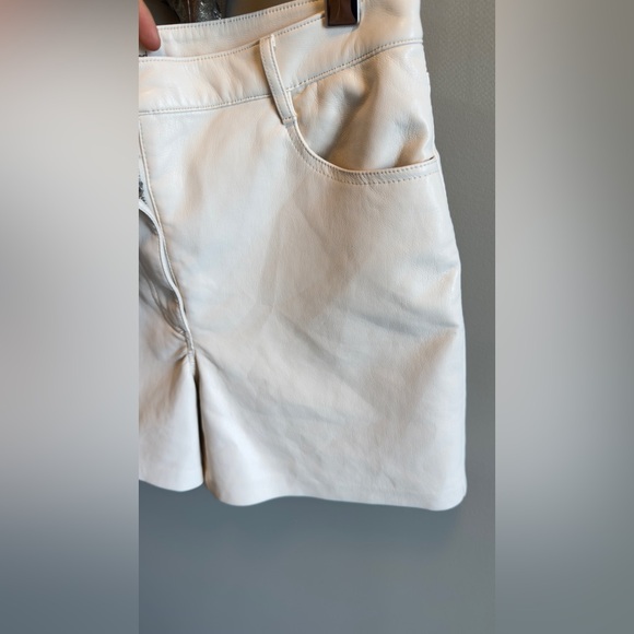 Wilfred Leather fake Shorts size 8 - Picture 5 of 12